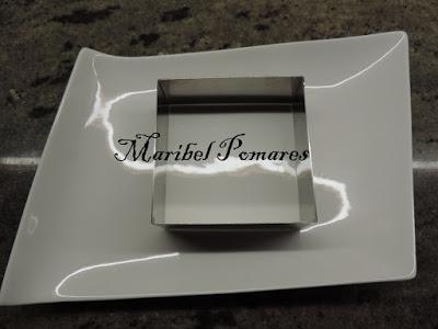 Arroz integral y lentejas con salmón ahumado.