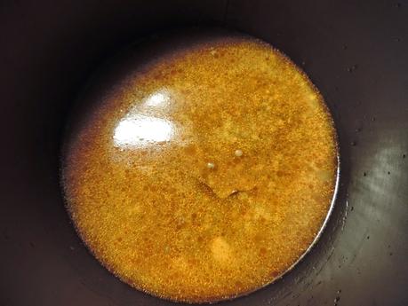 Arroz integral y lentejas con salmón ahumado.