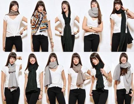 3 Maneras de llevar una bufanda de moda