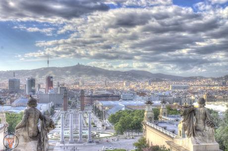 Vista de Barcelona desde MNAC