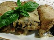 Rollitos berenjena rellenos jamón queso rellenas Involtini melenzane