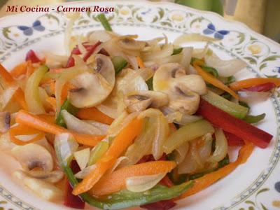 WOK DE VERDURAS SALTEADAS