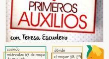 cartel del taller primeros auxilios