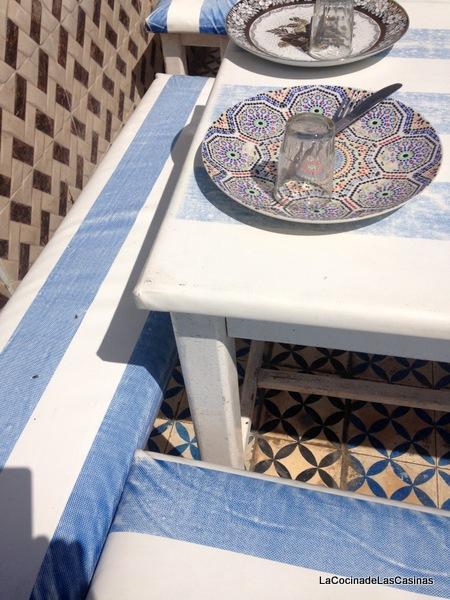 Las Chikas en Essaouira. Tagine de Cordero con Pasas y Aceitunas Verdes (Tagine de Souris d'Agneau)