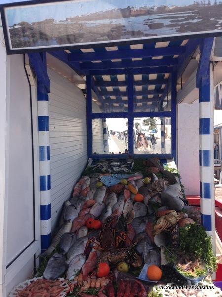 Las Chikas en Essaouira. Tagine de Cordero con Pasas y Aceitunas Verdes (Tagine de Souris d'Agneau)