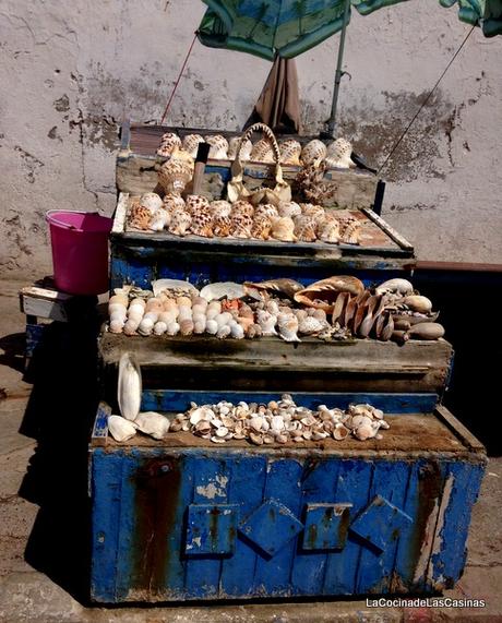 Las Chikas en Essaouira. Tagine de Cordero con Pasas y Aceitunas Verdes (Tagine de Souris d'Agneau)