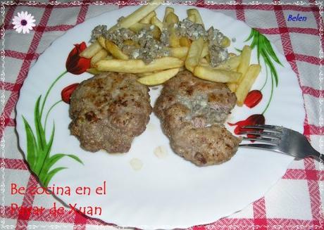 Hamburguesas rellenas
