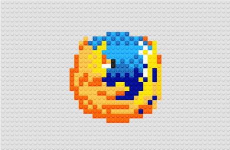 Lego brands: logos de marcas recreados en Lego