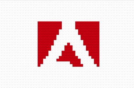 Lego brands: logos de marcas recreados en Lego