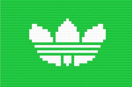 Lego brands: logos de marcas recreados en Lego