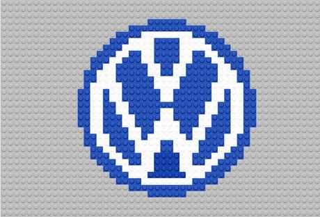 Lego brands: logos de marcas recreados en Lego