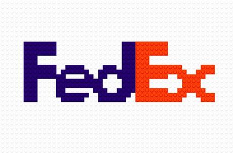 Lego brands: logos de marcas recreados en Lego