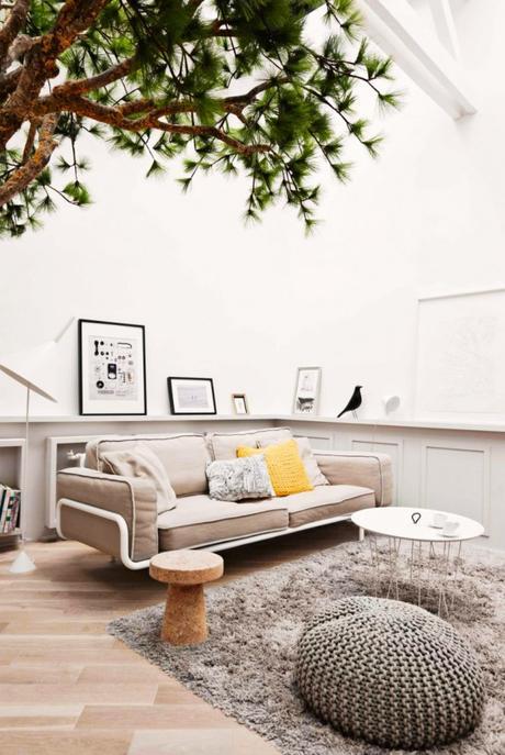 Un arbol en el salon