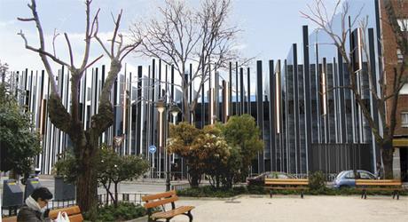 A-cero Projects IMÁGENES INÉDITAS DE LA NUEVA FACHADA DEL CENTRO DE USOS MÚLTIPLES DISEÑADO POR A-CERO EN GETAFE