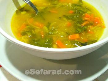 Cocina Sefardí: Sopa de Verduras de Ros Hasaná  (Hodra o Sopa de las Siete Verduras)