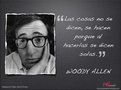 Lo que se hace da mas a conocer que lo que se dice