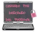 cerrado por descanso