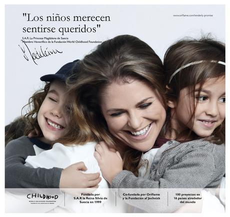 LA PRINCESA MAGDALENA DE SUECIA, PROTAGONISTA DEL NUEVO CATÁLOGO DE ORIFLAME