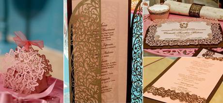 Invitaciones de boda cortadas a láser convites de casamento cortados a laser