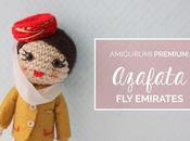 Amigurumi PREMIUM: Azafata Emirates