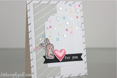 Handmade card using a sketch Handmade card using a sketch