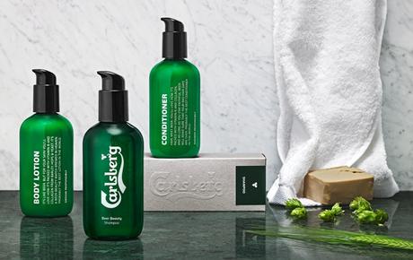 Carlsberg crea una línea de cosméticos para hombres hechos con cerveza