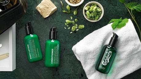 Carlsberg crea una línea de cosméticos para hombres hechos con cerveza