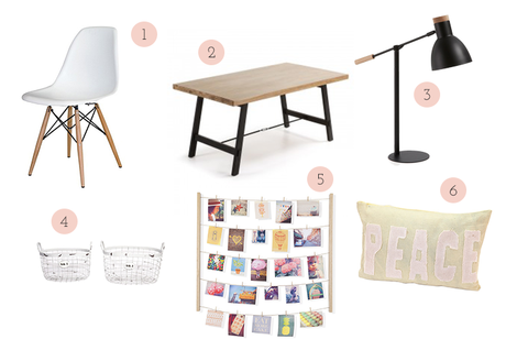 Copy the room: Un estudio sencillo con toques pastel