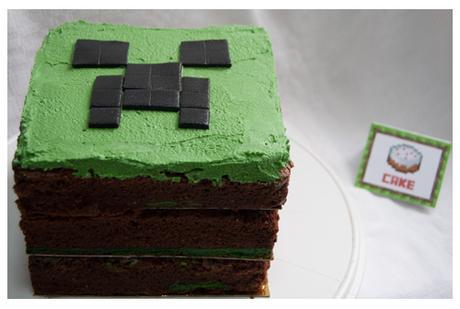 Tarta Minecraft