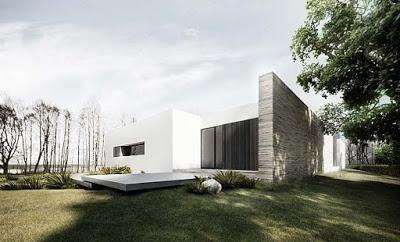 Proyecto Casa Minimalista en el Lago Nieslysz