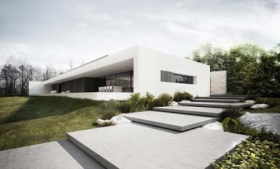 Proyecto Casa Minimalista en el Lago Nieslysz