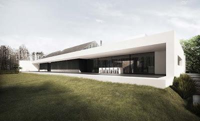 Proyecto Casa Minimalista en el Lago Nieslysz
