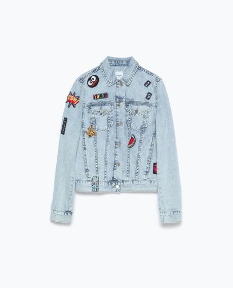 Imagen 7 de CHAQUETA DENIM PARCHES de Zara