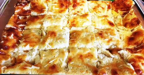 Pastel de jamón y queso