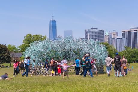 Figment NYC pavellon reciclado