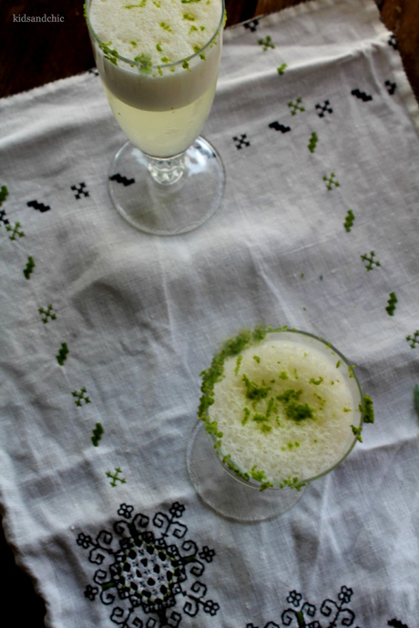 Sorbete de vino verdejo al limón