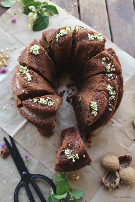 Rocky Road Bundt Cake #Bundtbakers