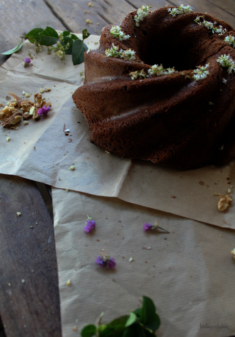 Rocky Road Bundt Cake #Bundtbakers