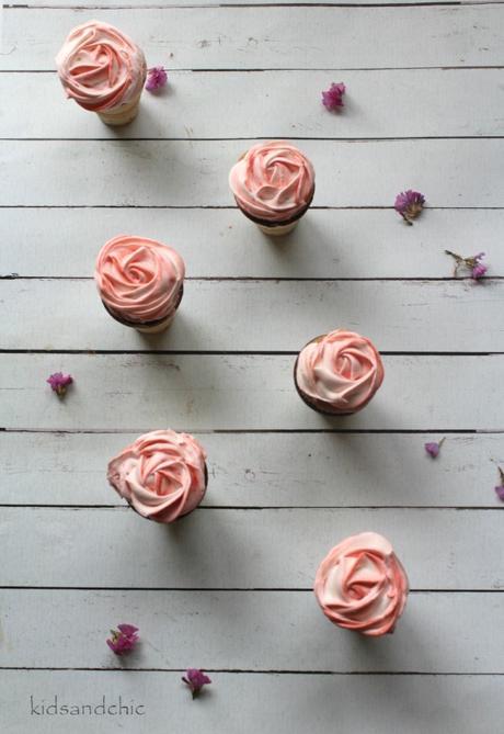 Rosas de Pitiminí Cupcakes #quericomami