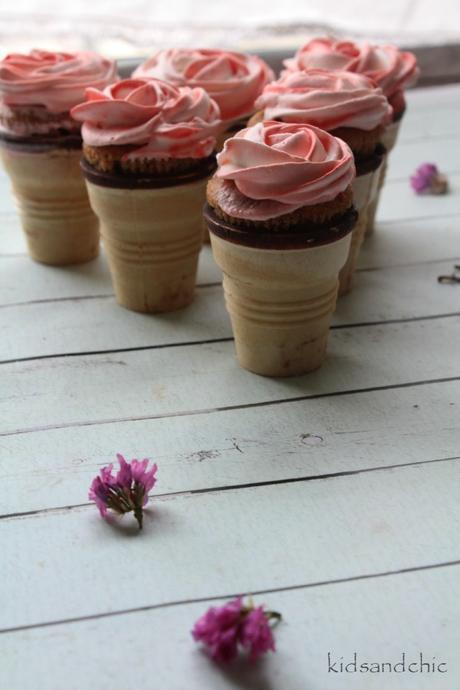 Rosas de Pitiminí Cupcakes #quericomami