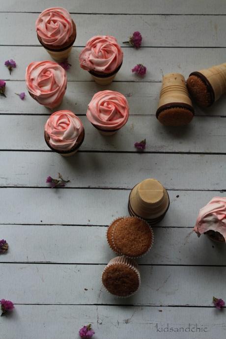 Rosas de Pitiminí Cupcakes #quericomami