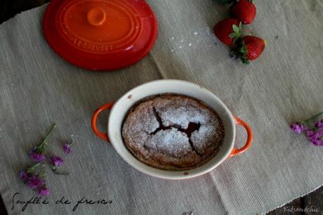 Soufflé de fresas