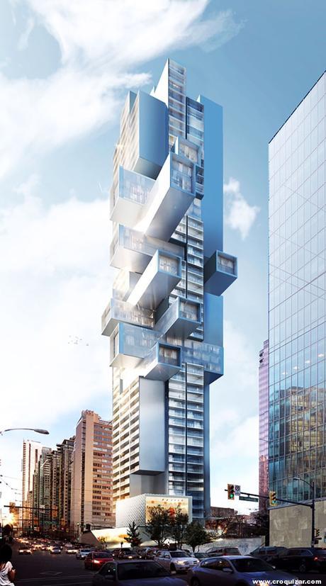 Nueva Torre residencial en Vancouver de Büro Ole Scheeren NOT-066-Büro Ole Scheeren, torre residencial en Vancouver (Canadá)-2