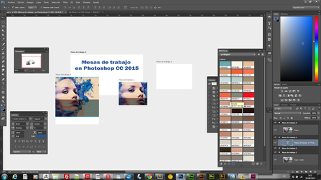 mesas de trabajo photoshop
