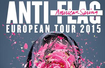 Gira española de Anti-Flag en julio