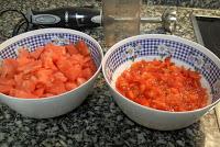 Gazpacho de sandia y tomate