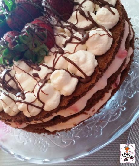 TARTA DE NATA Y FRESAS