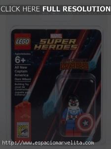 Figura LEGO del Capitán América para la SDCC 2015