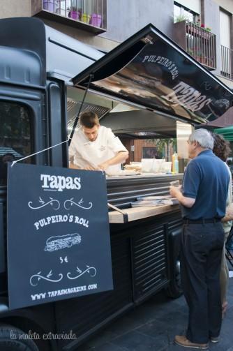 Pulpeiro's roll de Tapas en el Plateselector Food Tour de Zaragoza