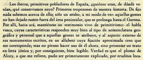 LA LENGUA DE LOS ÍBEROS NO ERA GRIEGA O HELÉNICA, SEGÚN LOS AUTORES ANTIGUOS, LA LINGÜÍSTICA, Y EL TAN CITADO MANUEL GÓMEZ-MORENO MARTÍNEZ.